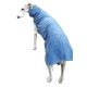 Windhundpullover Polarfleece blau