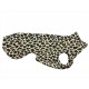 Whippet Pullover Leoparden-Look, Polar Fleece mit Klettverschluss