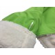 Windhundmantel Softshell, hellgrün, gefüttert mit Baumwoll-Teddy-Plüsch, Brustlatz, wahlweise mit Reflektoren, 4 Größen