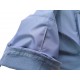 Leichter Whippet-Regenmantel in blau, gefüttert mit Baumwoll-Jersey gestreift, 5 Größen