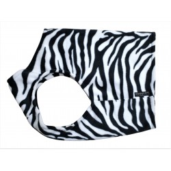 Windhund Weste Polarfleece Zebra, 5 Größen