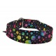Zugstopp Halsband, Windhundhalsband, Bunte Kreise und Punkte in Regenbogenfarben, 3 Breiten lieferbar