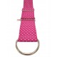 Zugstopp Halsband, Windhundhalsband, White Dots on Pink, 3 Breiten lieferbar