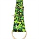 Zugstopp Halsband, Windhundhalsband, grüne Kleeblätter, 3 Breiten