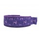 Zugstopp-Kuschelhalsband "Galgo Purple", weich gepolstert und federleicht, 3 Breiten
