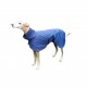Windhund-Regenmantel blau, gefüttert mit BW-Jersey gestreift,  5 Größen