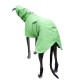 Windhund-Regenmantel hellgrün, gefüttert mit BW-Jersey gestreift, verstellbare Kapuze, 4 Größen