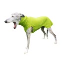 Sofort lieferbar: Windhund Pullover Polarfleece hellgrün, mit Klettverschluss, Gr. M