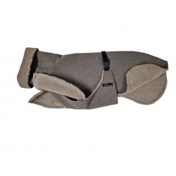 Whippet Mantel braun-meliert